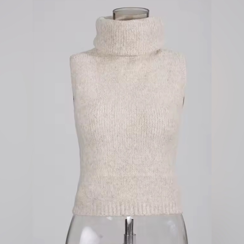 NEW $295 Tres Roe Three Piece Cream Sweater Set - Picture 8 of 10